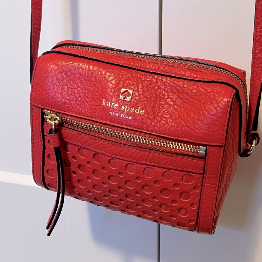 Pink Kate Spade crossbody purse